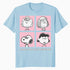 Peanuts Snoopy Sally Lucy Peppermint Annoyed Bad Mood Gang Cartoon Official Men's T-Shirt