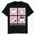 Peanuts Snoopy Sally Lucy Peppermint Annoyed Bad Mood Gang Cartoon Official Men's T-Shirt
