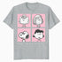 Peanuts Snoopy Sally Lucy Peppermint Annoyed Bad Mood Gang Cartoon Official Men's T-Shirt