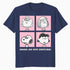 Peanuts Snoopy Sally Lucy Peppermint Annoyed Bad Mood Gang Cartoon Official Men's T-Shirt