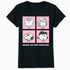 Peanuts Snoopy Sally Lucy Peppermint Annoyed Bad Mood Gang Cartoon Official Women's SKINNY FIT T-Shirt