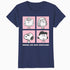 Peanuts Snoopy Sally Lucy Peppermint Annoyed Bad Mood Gang Cartoon Official Women's SKINNY FIT T-Shirt