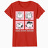 Peanuts Snoopy Sally Lucy Peppermint Annoyed Bad Mood Gang Cartoon Official Women's SKINNY FIT T-Shirt
