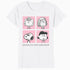 Peanuts Snoopy Sally Lucy Peppermint Annoyed Bad Mood Gang Cartoon Official Women's SKINNY FIT T-Shirt