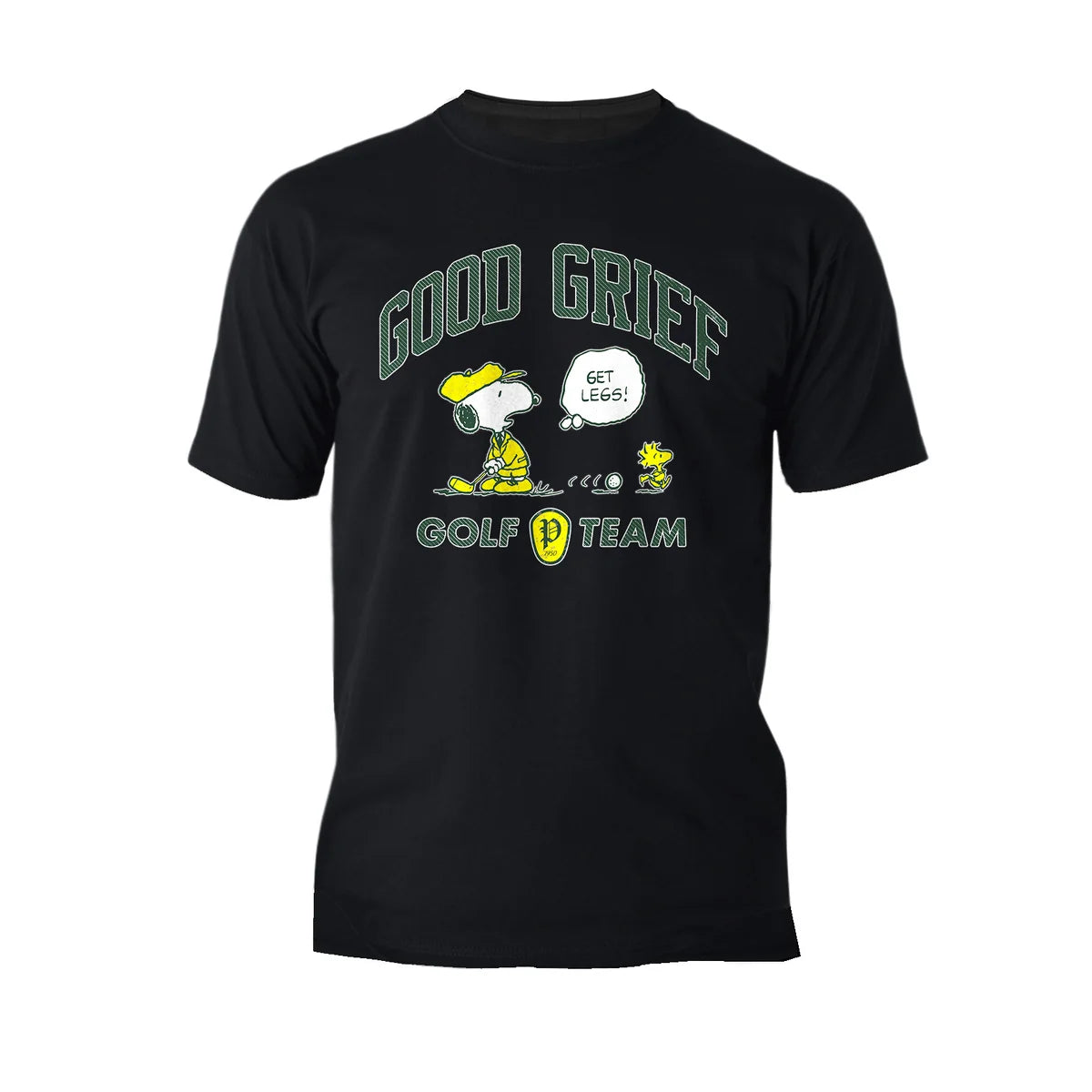 Peanuts Snoopy Woodstock Funny Golf Sports Cartoon 50s Vintage Official Men's T-Shirt