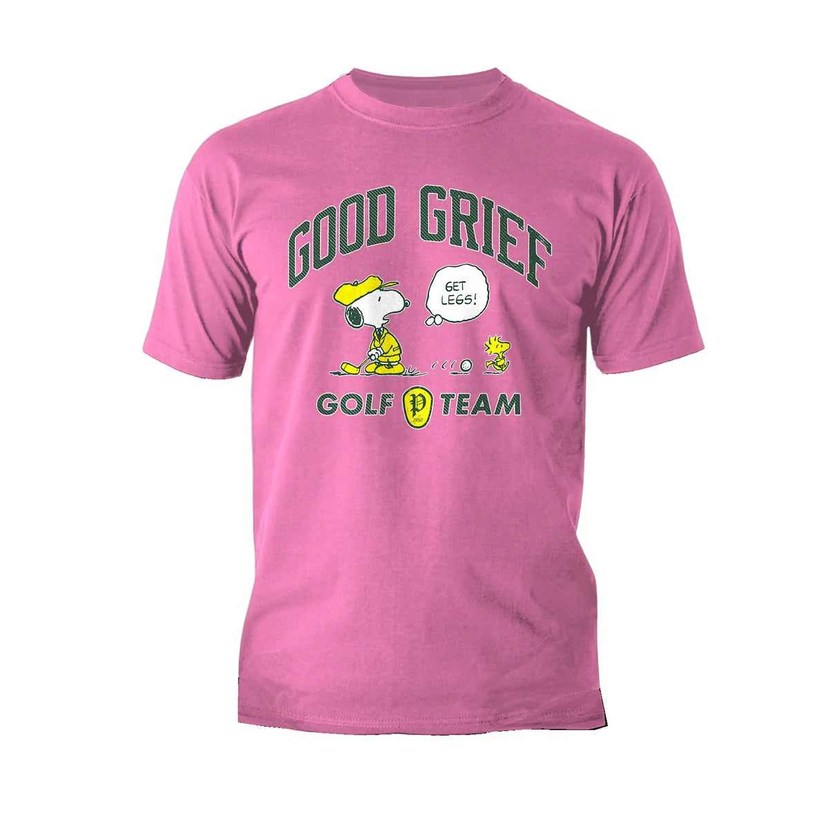 Peanuts Snoopy Woodstock Funny Golf Sports Cartoon 50s Vintage Official Men's T-Shirt