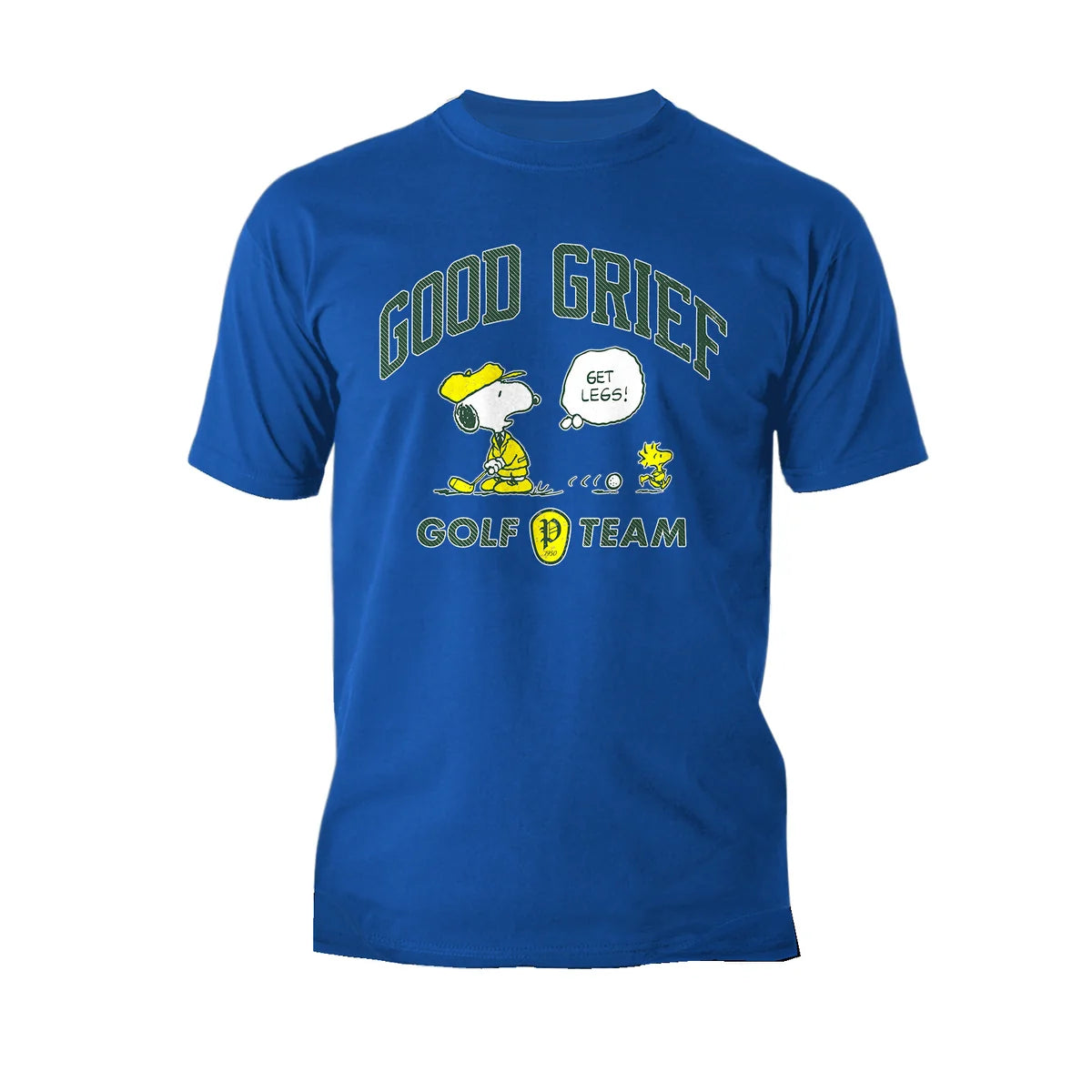 Peanuts Snoopy Woodstock Funny Golf Sports Cartoon 50s Vintage Official Men's T-Shirt