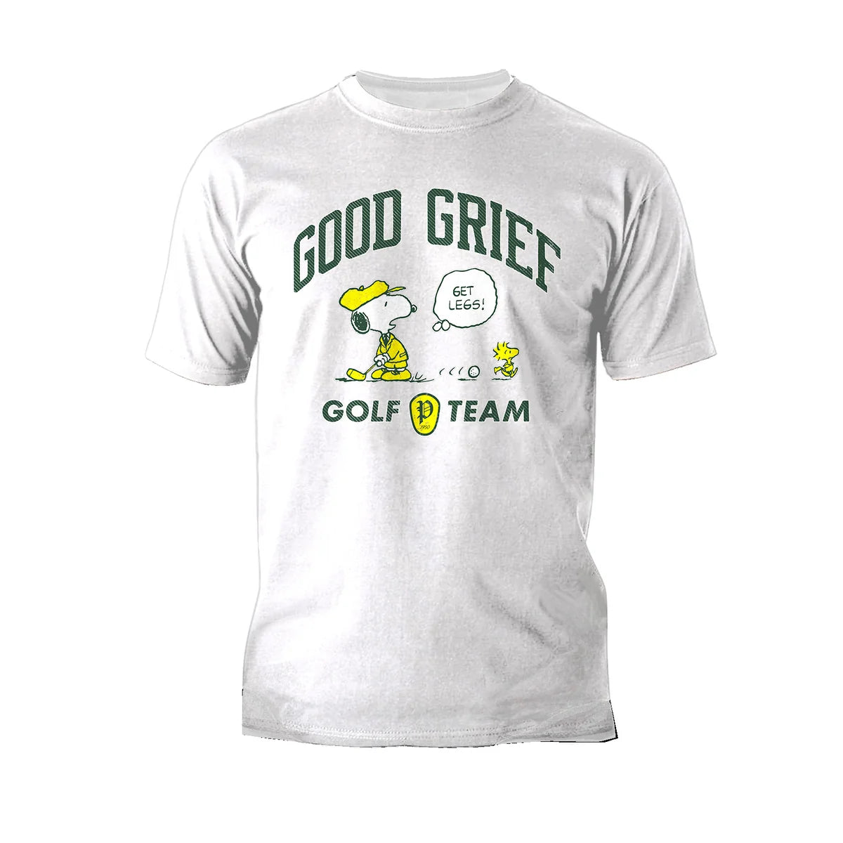 Peanuts Snoopy Woodstock Funny Golf Sports Cartoon 50s Vintage Official Men's T-Shirt