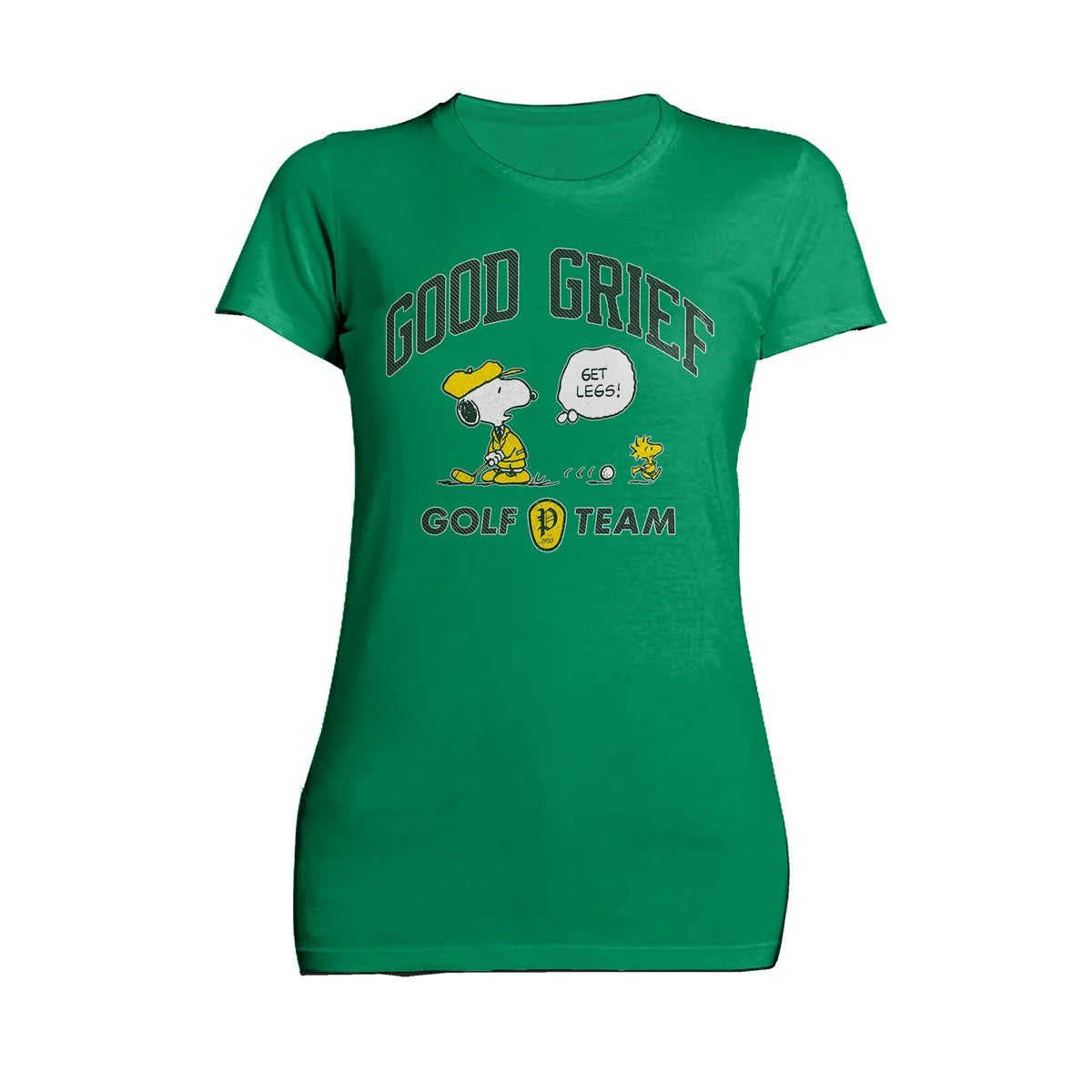 Peanuts Snoopy Woodstock Funny Golf Sports Cartoon 50s Vintage Official Women's T-Shirt