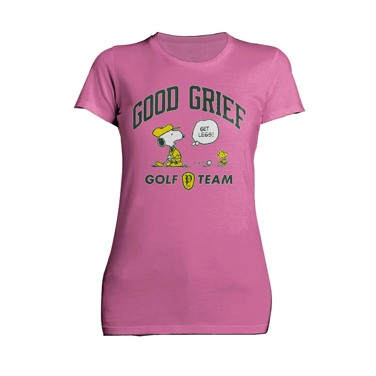 Peanuts Snoopy Woodstock Funny Golf Sports Cartoon 50s Vintage Official Women's T-Shirt