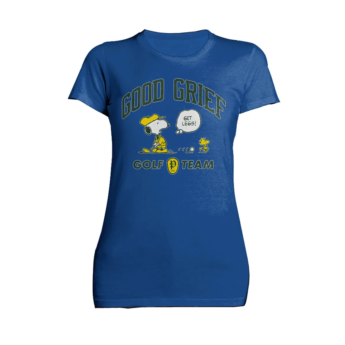 Peanuts Snoopy Woodstock Funny Golf Sports Cartoon 50s Vintage Official Women's T-Shirt