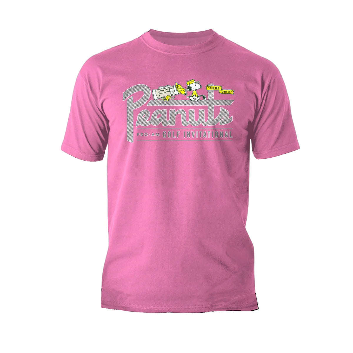 Peanuts Snoopy Woodstock Golf Invitational Retro Sports Good Grief Official Men's T-Shirt