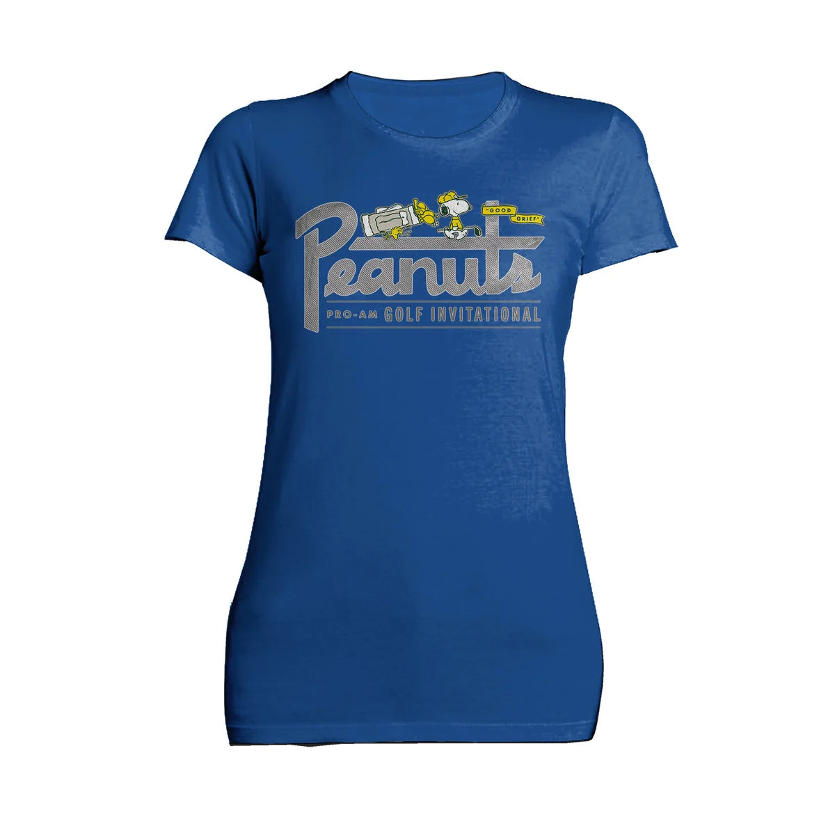 Peanuts Snoopy Woodstock Golf Invitational Retro Sports Good Grief Official Women's T-Shirt