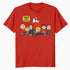Peanuts Snoopy Woodstock Happy Gang Friends Friendship BFF Vintage Official Men's T-Shirt
