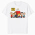 Peanuts Snoopy Woodstock Happy Gang Friends Friendship BFF Vintage Official Men's T-Shirt