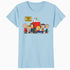 Peanuts Snoopy Woodstock Happy Gang Friends Friendship BFF Vintage Official Women's SKINNY FIT T-Shirt