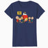 Peanuts Snoopy Woodstock Happy Gang Friends Friendship BFF Vintage Official Women's SKINNY FIT T-Shirt