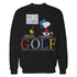 Peanuts Snoopy Woodstock Vintage Style Funny Golf Sweater Joke Official Sweatshirt