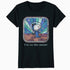 Peanuts Groovy Vibes Snoopy Astronaut Moon Vintage Space Official Women's SKINNY FIT T-Shirt