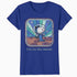 Peanuts Groovy Vibes Snoopy Astronaut Moon Vintage Space Official Women's SKINNY FIT T-Shirt