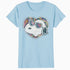 Peanuts Groovy Vibes Snoopy Love Heart Shades Retro Festival Official Women's SKINNY FIT T-Shirt