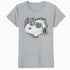 Peanuts Groovy Vibes Snoopy Love Heart Shades Retro Festival Official Women's SKINNY FIT T-Shirt