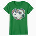 Peanuts Groovy Vibes Snoopy Love Heart Shades Retro Festival Official Women's SKINNY FIT T-Shirt