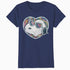 Peanuts Groovy Vibes Snoopy Love Heart Shades Retro Festival Official Women's SKINNY FIT T-Shirt