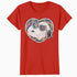 Peanuts Groovy Vibes Snoopy Love Heart Shades Retro Festival Official Women's SKINNY FIT T-Shirt