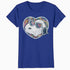 Peanuts Groovy Vibes Snoopy Love Heart Shades Retro Festival Official Women's SKINNY FIT T-Shirt