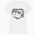 Peanuts Groovy Vibes Snoopy Love Heart Shades Retro Festival Official Women's SKINNY FIT T-Shirt