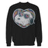 Peanuts Groovy Vibes Snoopy Love Heart Shades Retro Festival Official Sweatshirt