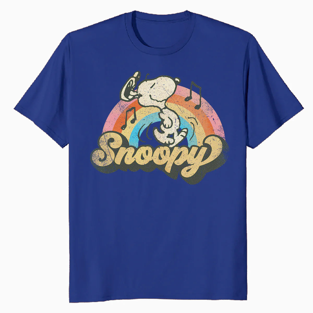 Peanuts Groovy Vibes Snoopy Music Retro Vintage 60s Festival Official Men's T-Shirt