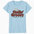 Peanuts Groovy Vibes Snoopy Schroeder Feelin Retro Vintage Official Women's SKINNY FIT T-Shirt