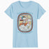 Peanuts Groovy Vibes Snoopy Summer Holiday Vintage 60s 70s Official Women's SKINNY FIT T-Shirt