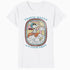 Peanuts Groovy Vibes Snoopy Summer Holiday Vintage 60s 70s Official Women's SKINNY FIT T-Shirt
