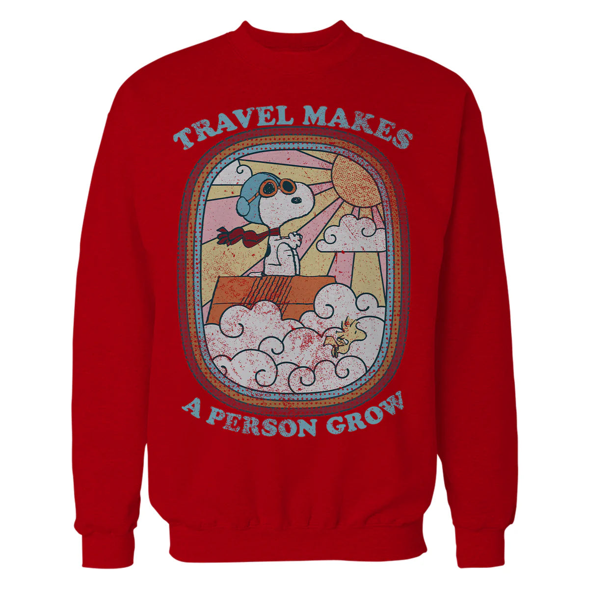 Peanuts Groovy Vibes Snoopy Summer Holiday Vintage 60s 70s Official Sweatshirt