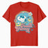 Peanuts Groovy Vibes Snoopy Woodstock Feelin Retro Festival Official Men's T-Shirt