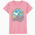 Peanuts Groovy Vibes Snoopy Woodstock Feelin Retro Festival Official Women's SKINNY FIT T-Shirt