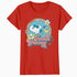 Peanuts Groovy Vibes Snoopy Woodstock Feelin Retro Festival Official Women's SKINNY FIT T-Shirt