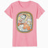 Peanuts Groovy Vibes Snoopy Woodstock Flying Ace Vintage 70s Official Women's SKINNY FIT T-Shirt