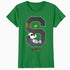 Peanuts Grunge Varsity Snoopy Woodstock Slacker 50s Retro Official Women's SKINNY FIT T-Shirt