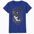 Peanuts Grunge Varsity Snoopy Woodstock Slacker 50s Retro Official Women's SKINNY FIT T-Shirt