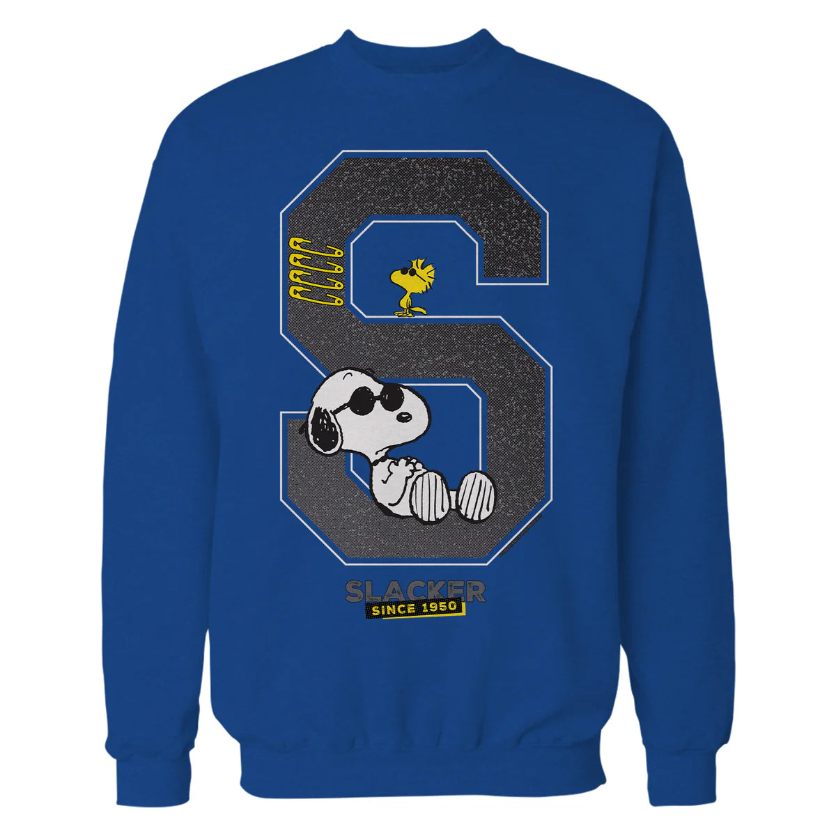 Peanuts Grunge Varsity Snoopy Woodstock Slacker 50's Retro Official Sweatshirt