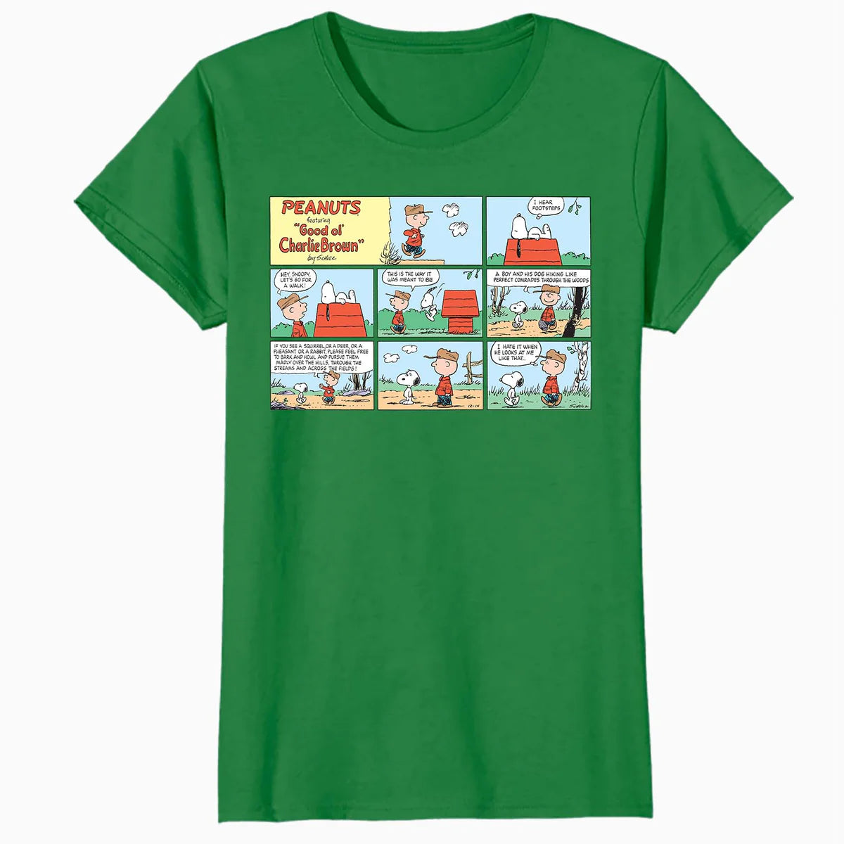 Peanuts Snoopy Charlie Brown Best Friend Adventure Comic Strip Retro Official Women's SKINNY FIT T-Shirt