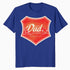 Peanuts Snoopy Fathers Day Cool Best Greatest Dad Rodeo Cowboy Retro Official Men's T-Shirt