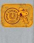 Peanuts Snoopy Fathers Day Lucky Best Dad Greatest Family Rodeo Cowboy Official Men's T-Shirt