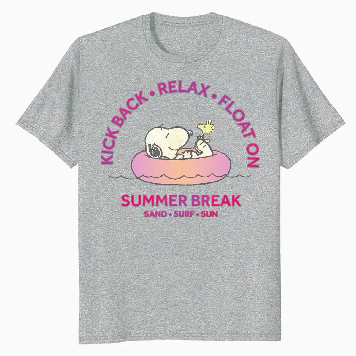Peanuts Snoopy Woodstock Summer Break Beachy Retro Vibes Official Men's T-Shirt