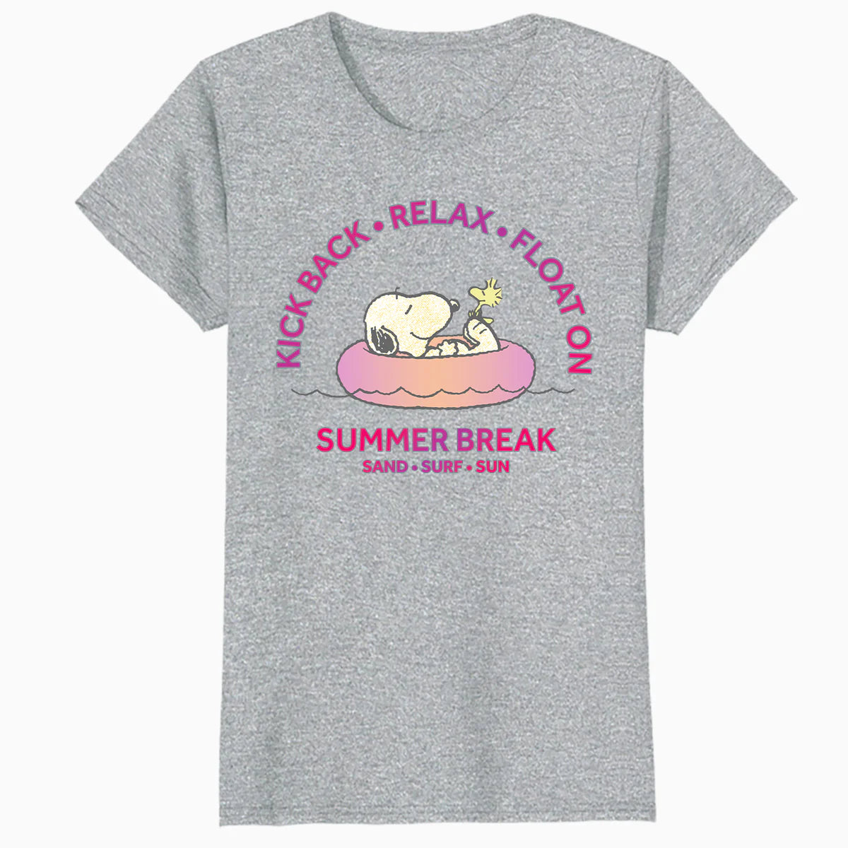Peanuts Snoopy Woodstock Summer Break Beachy Retro Vibes Official Women's T-Shirt