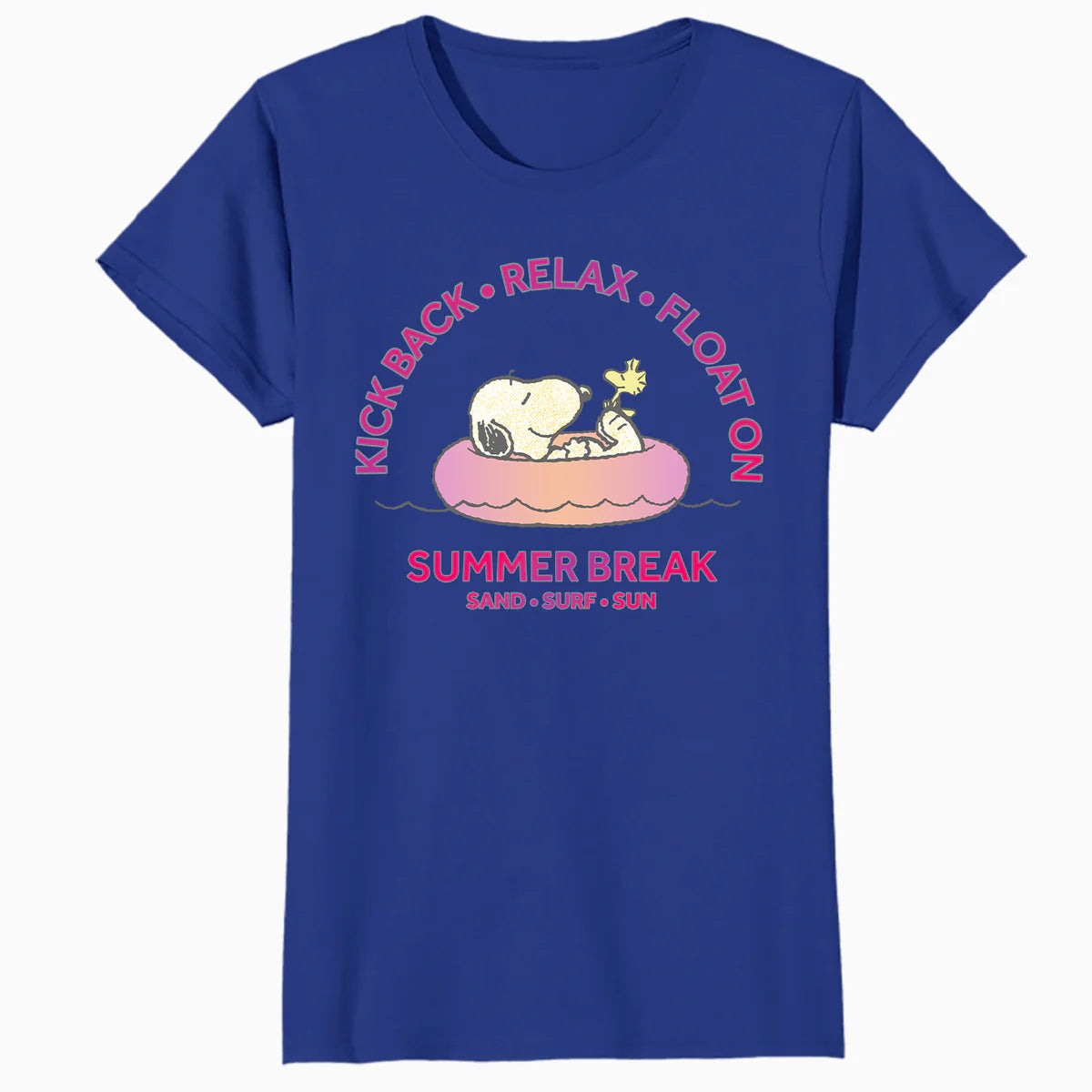 Peanuts Snoopy Woodstock Summer Break Beachy Retro Vibes Official Women's T-Shirt
